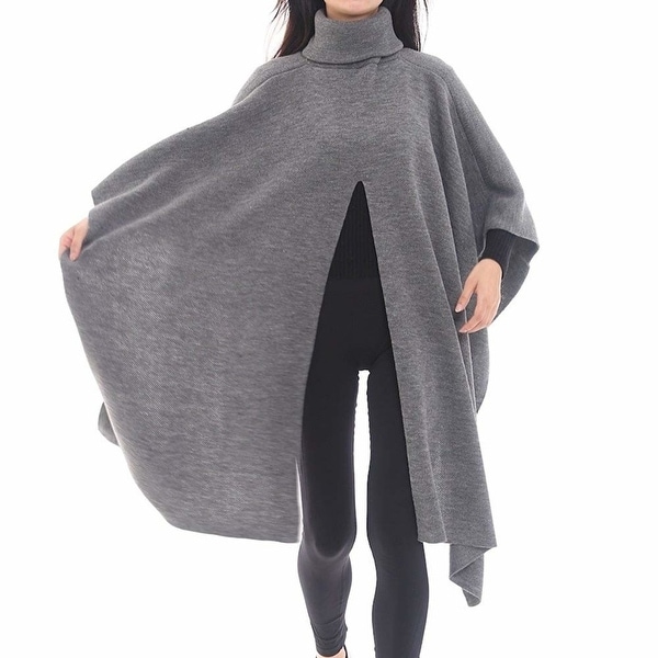 poncho sweater with hood