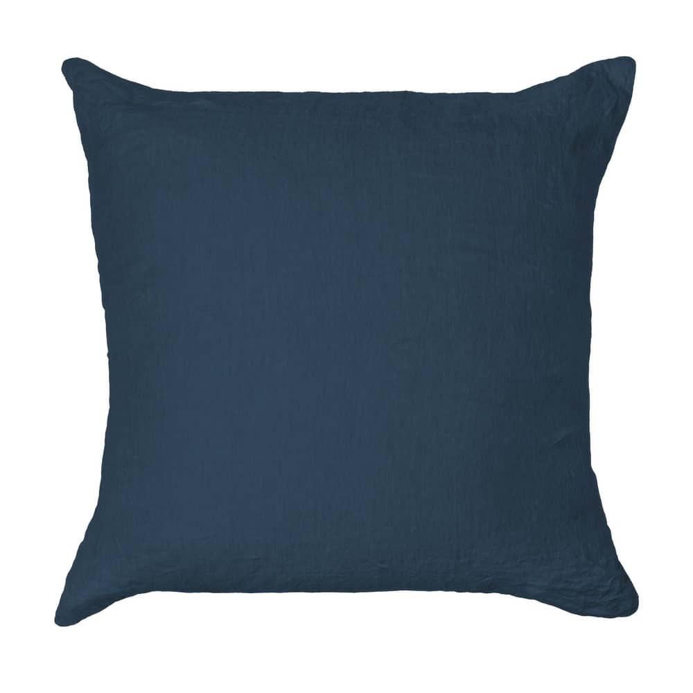 French Linen Pillow with Removable Sham by BOKSER HOME