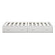 preview thumbnail 7 of 5, OS Home and Office Furniture Model 6000 Twin Sized White Mates Bed with Two Drawers