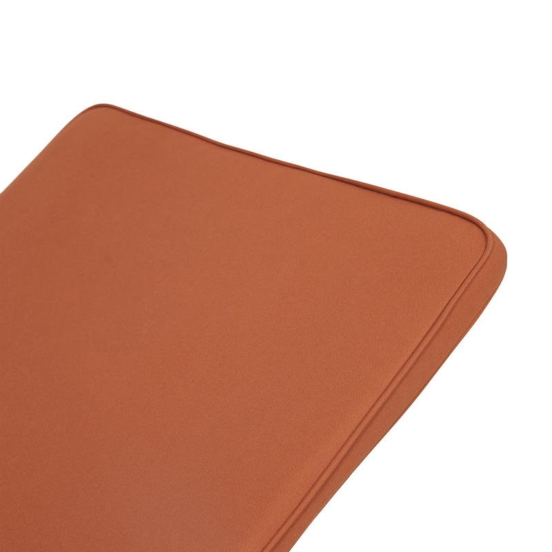 Waterproof Chaise Lounge Cushion Orange Outdoor Patio Furniture Cover