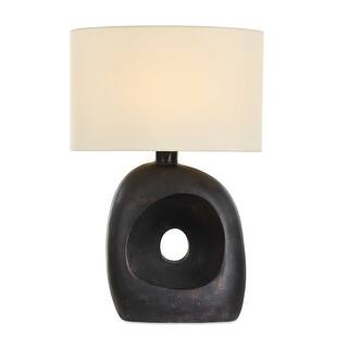 Uttermost Peephole Outdoor Bronze Table Lamp - N/A