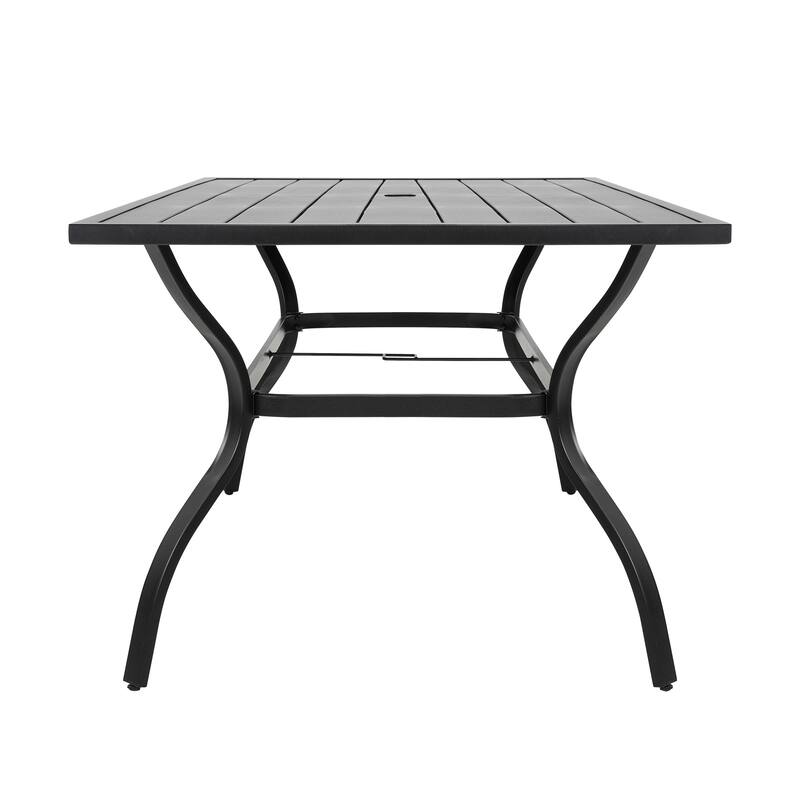 Outdoor Patio Bistro Set With Swivel Chairs