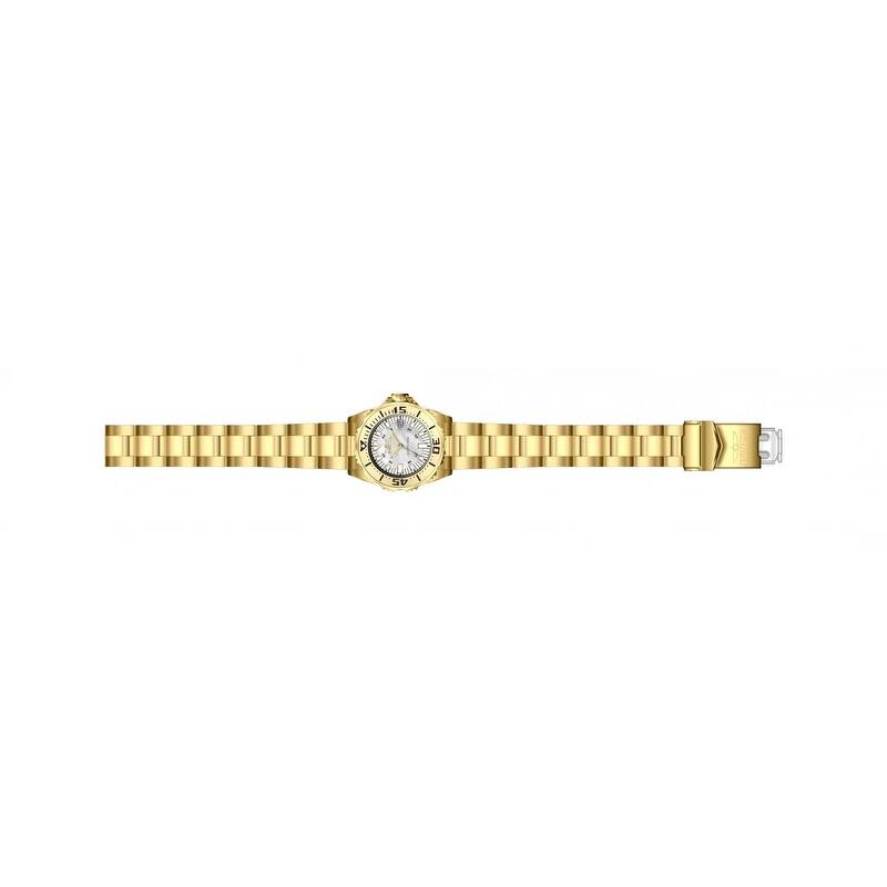 Invicta Women's 2963 Pro Diver Quartz 3 Hand Champagne Dial Watch - Mother of Pearl
