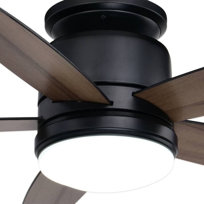 Armon Flush Mount 44-in. Ceiling Fan with LED Light Kit and Remote