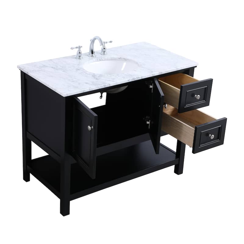 Grand 36 - 42 Inch Single Bathroom Vanity