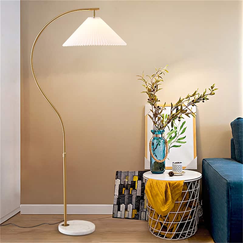 63 Inches Arched Floor Lamp for Bedrooms and Living Rooms