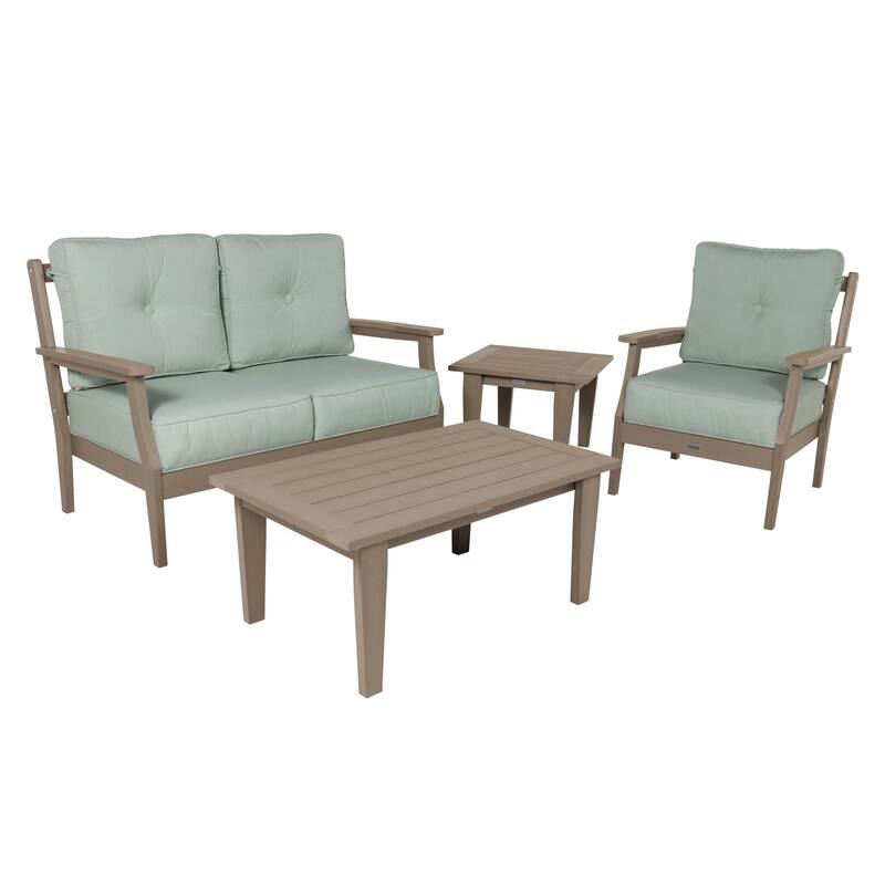 HIGHWOOD Lehigh 4-Piece Deep Seating Set - Canvas Seasalt