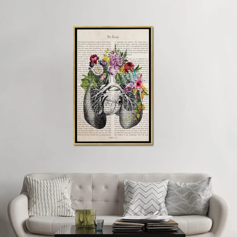 iCanvas "The Lungs" by Aged Pixel Framed Canvas Print