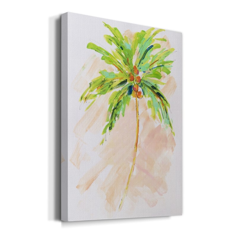 Coconut Palm II Premium Gallery Wrapped Canvas - Ready to Hang - Bed ...