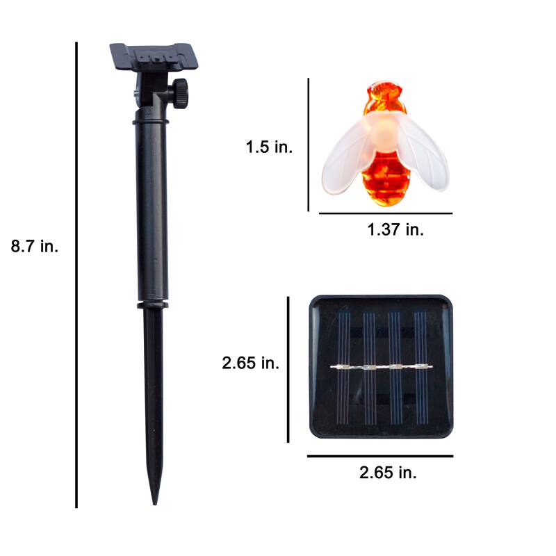 Ideaworks Honey Bee Solar Lights JB8365