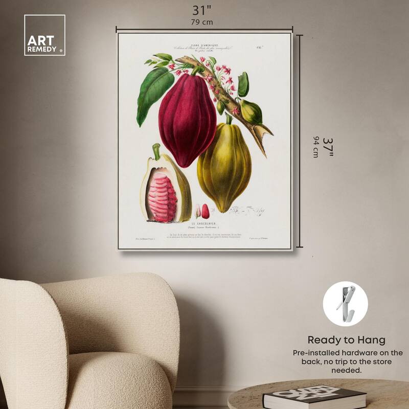 Cocoa Cacao by Etienne Denisse Canvas by Art Remedy