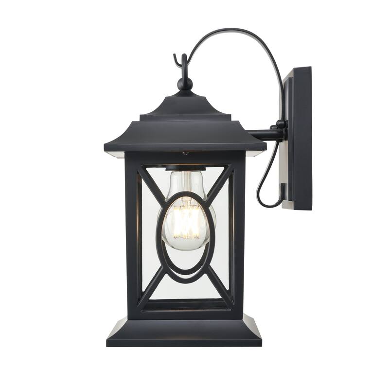 Allbert Outdoor Wall Sconce Powder Coated Black - Powder Coated Black