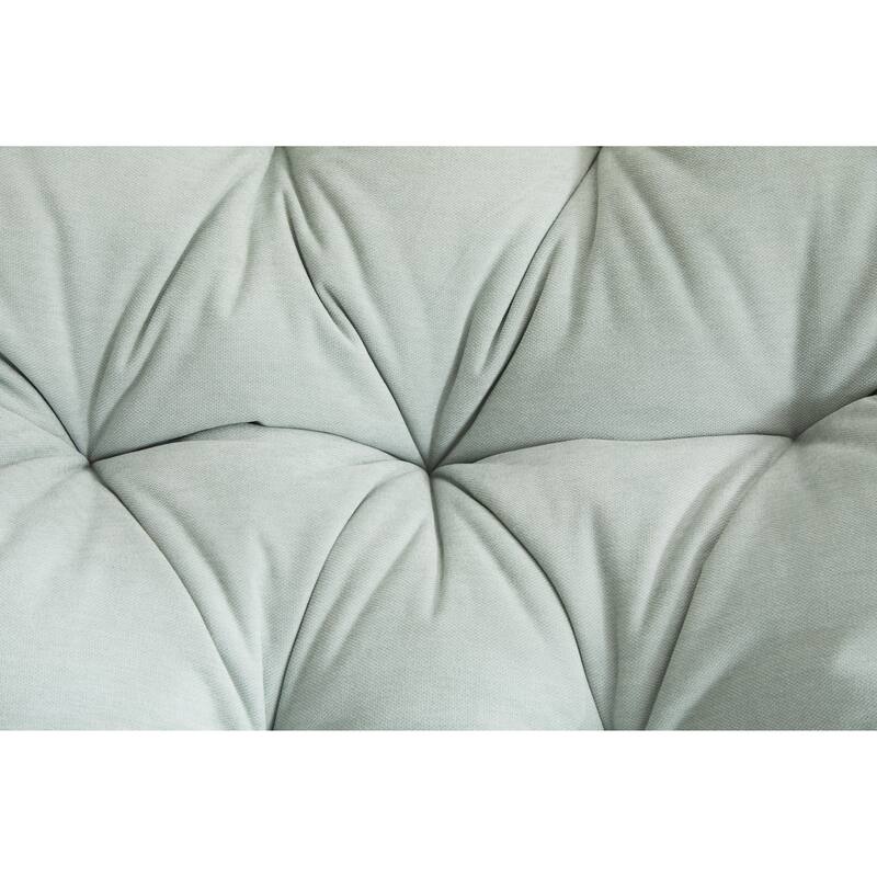 Chenille Swivel Barrel Chair for Living Room