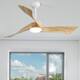 Option White with Solid wood Blades/With lights