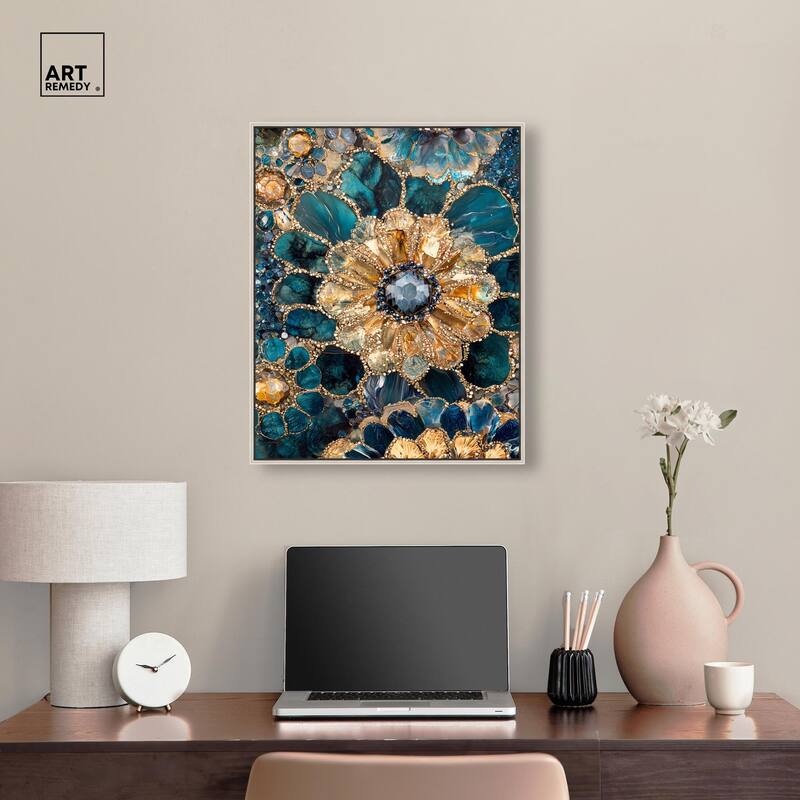 Opulent Geode IV Canvas by Art Remedy