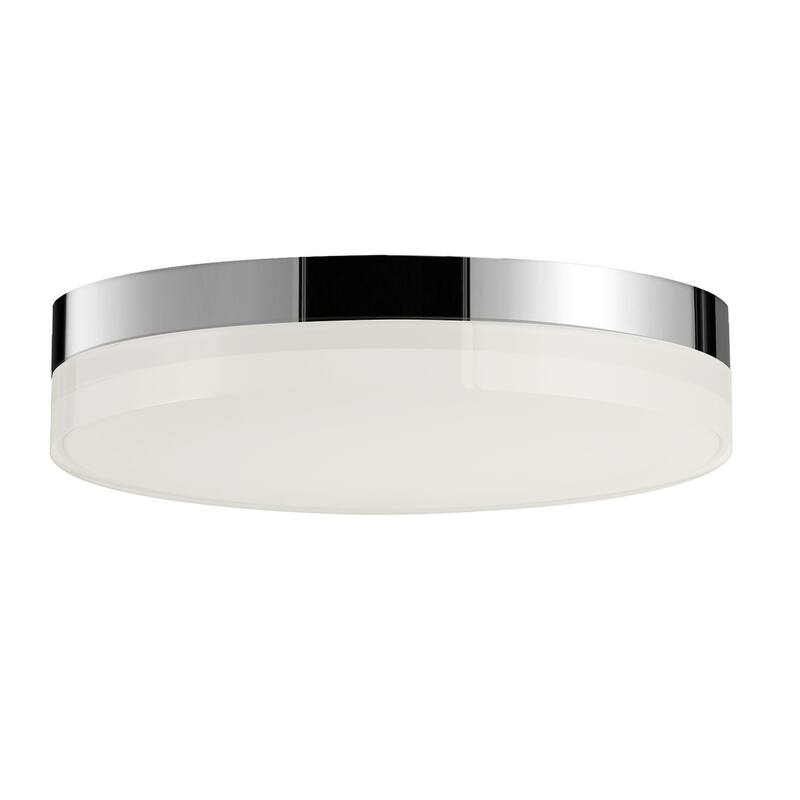 Maxim Illuminaire II 9" Wide Integrated LED Flush Mount Ceiling - Polished Chrome