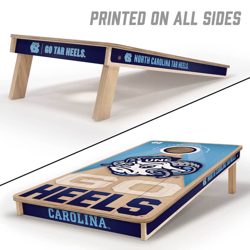 North Carolina Tar Heels NCAA 2x4 Professional Cornhole Board Set