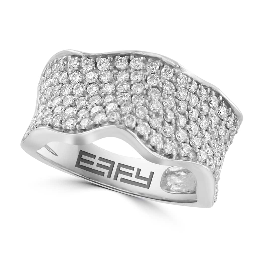 Effy Women's 14K White Gold Diamond Ring