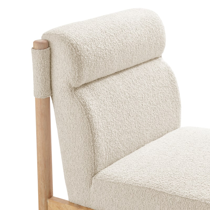 NPD Furniture Micah Boucle Dining Side Chair