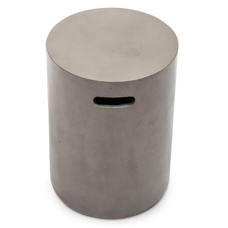 Urbia Cylinder Concrete Stool - N/A