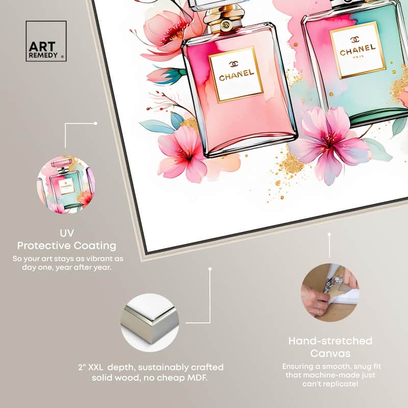 Trio of Fragrance Canvas by Art Remedy