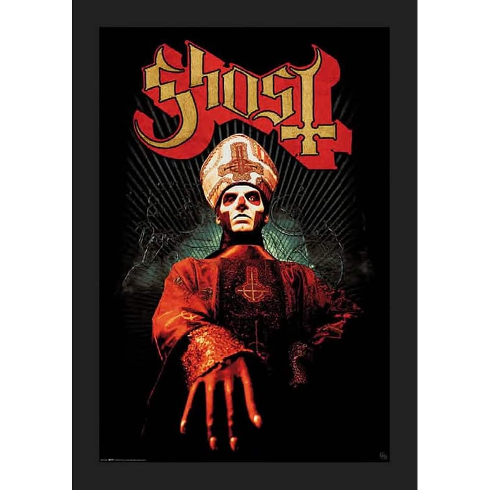 Ghost the Band Papa Emeritus Framed Poster - 24 x 36 Inch
