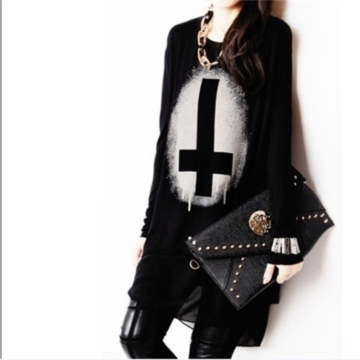 Shop Women Korean Style Casual Chiffon Tops Fashion Splicing