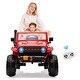 preview thumbnail 35 of 48, 24V Kids 2 Seater Ride On Truck Car Electric Vehicles w/Remote Control Red