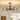 Tuscan Brown 6-Light Semi-Flush Rustic Candle Chandelier Living Bedroom - 26.6 in