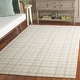 preview thumbnail 2 of 15, SAFAVIEH Handmade Ebony Sufiya Contemporary Wool Rug 8' x 10' - Sage/Ivory - Rectangle