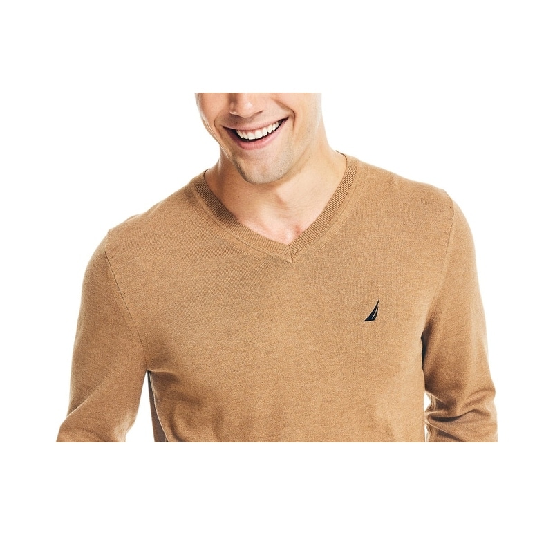 Nautica Men's Navtech Performance Classic Fit Soft V Neck Sweater