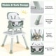 preview thumbnail 51 of 58, Costway 8-in-1 Baby High Chair Convertible Dining Booster Seat with
