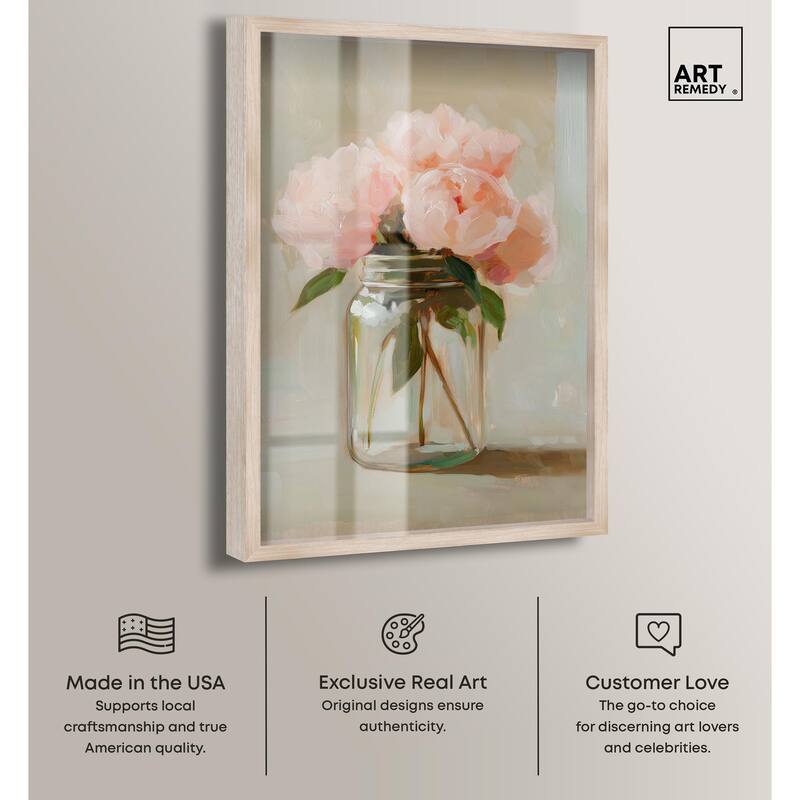 Jar of Petals Shadowbox by Art Remedy