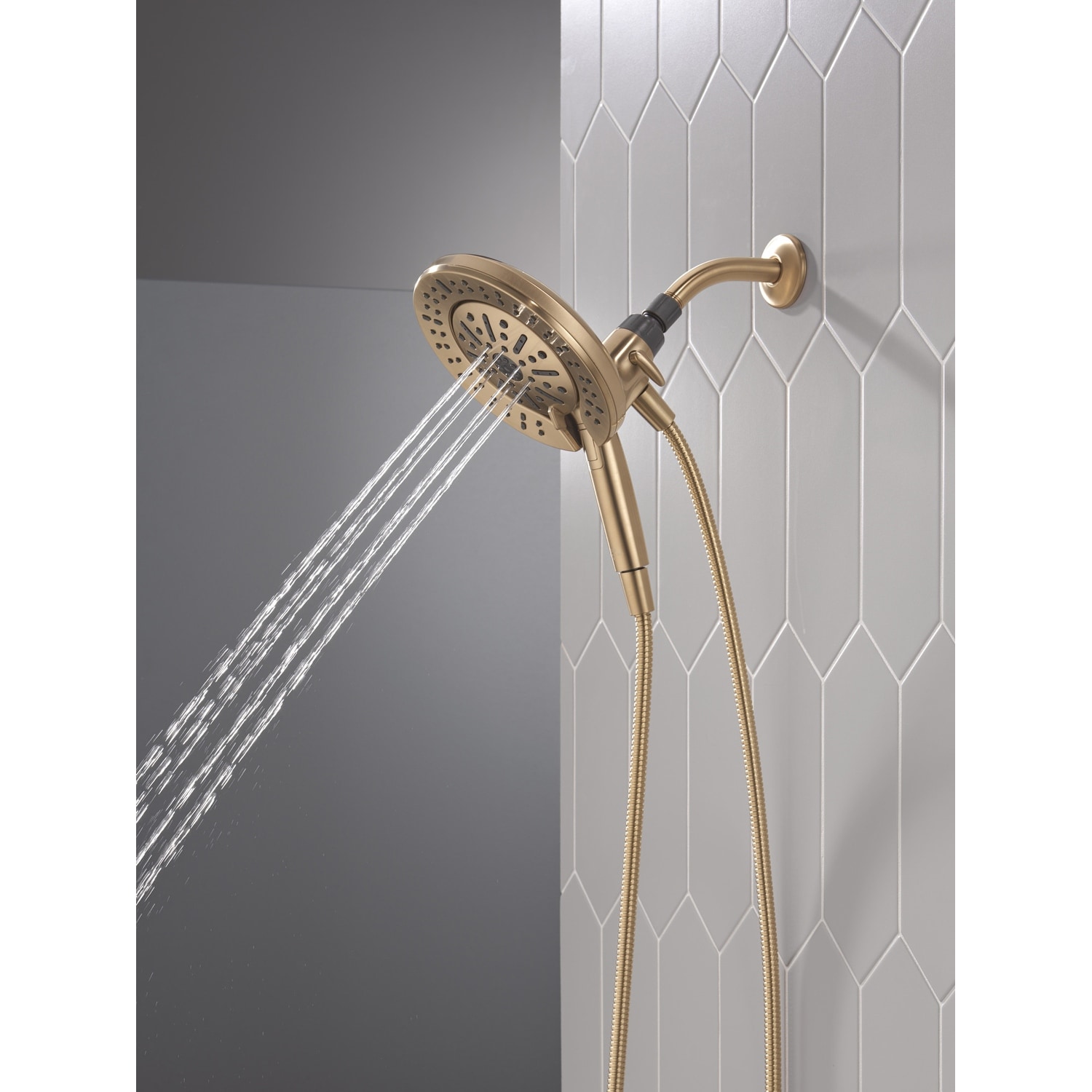 Delta 75655 In2ition 1.75 GPM Multi Function 2-in-1 Shower Head