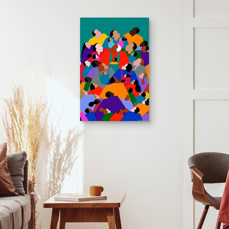 Fatherhood by Synthia SAINT JAMES Canvas Art Print