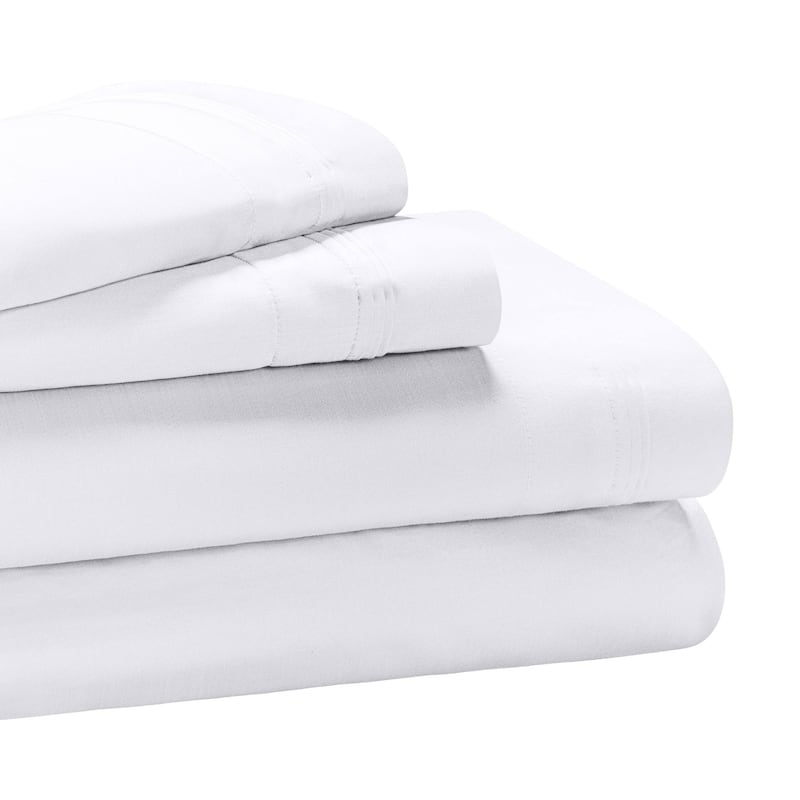 Superior Egyptian Cotton 650 Thread Count Deep Pocket Solid Sheet Set