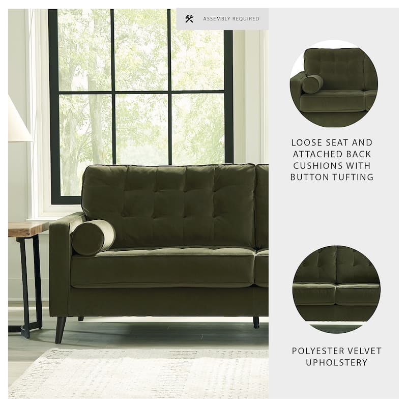 Signature Design by Ashley Reveon Lakes Green Sofa - 87" W x 38" D x 38" H