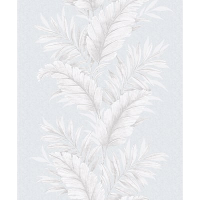 Galerie Wallcoverings Palazzo Collection Fern Stripe Vinyl on Non-woven Matte Wallpaper Roll