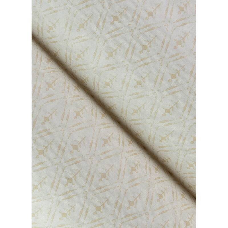 Chris Loves Julia x A-Street Prints Tillie Neutral Diamond Floral Wallpaper