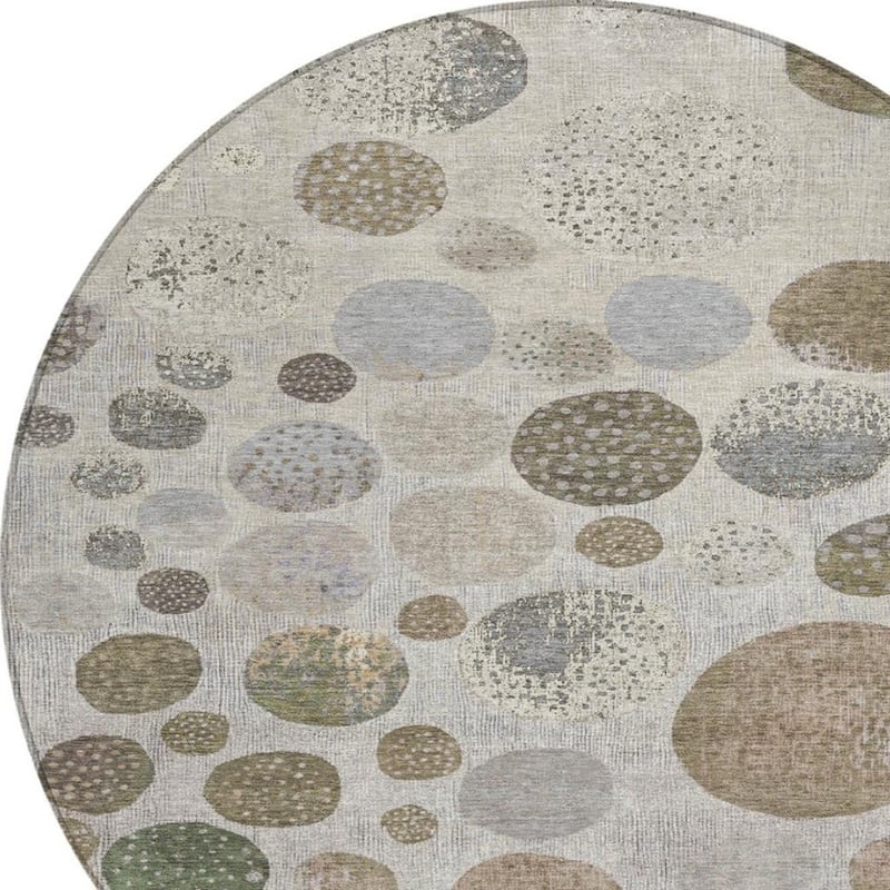 HomeRoots Geometric Transitional Rectangle Outdoor Rug
