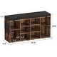 preview thumbnail 17 of 32, Shoe Storage Bench Cubby Organizer for Entryway