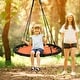 preview thumbnail 8 of 9, 40" Flying Saucer Round Swing Kids Play Set - Orange - 40"-63""
