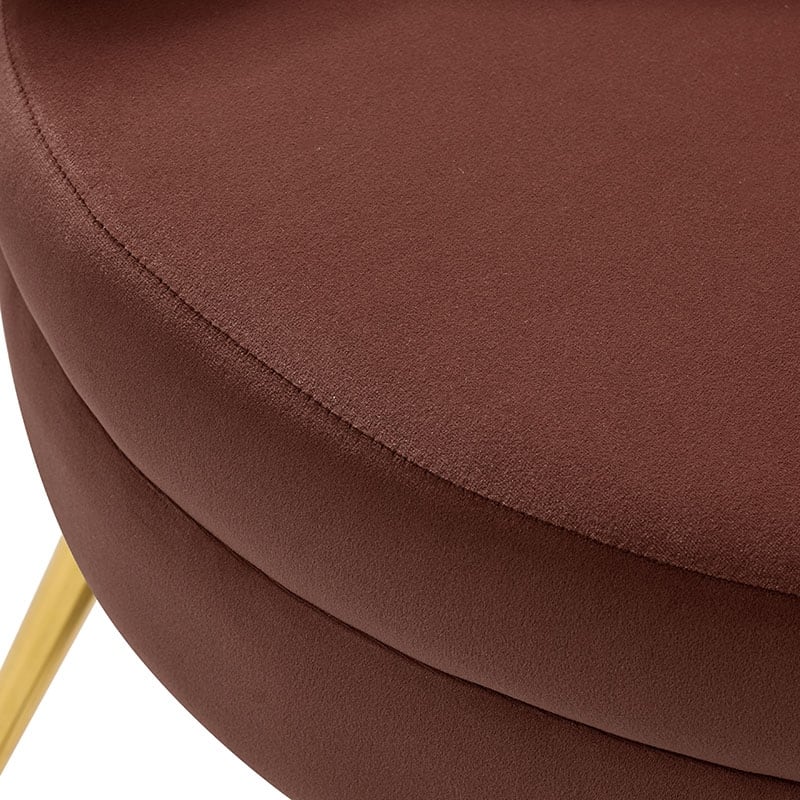 Xabier Cute Modern Upholstered Barrel Chair Accent Chair with Tufted Back Set of 2 by HULALA HOME