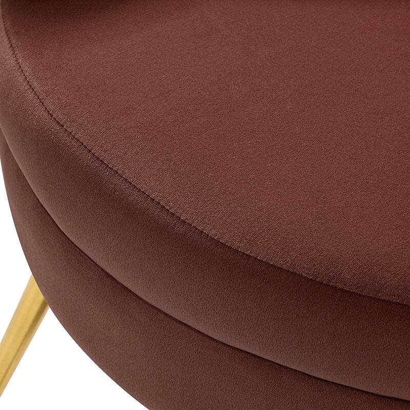 Xabier Cute Modern Upholstered Barrel Chair Accent Chair with Tufted Back by HULALA HOME