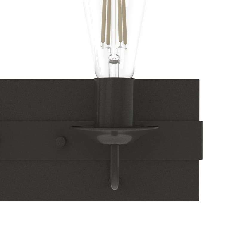 Hunter Perch Point Vanity Wall Light - Industrial, Modern Mountain, Rustic, Transitional - Damp Rated!