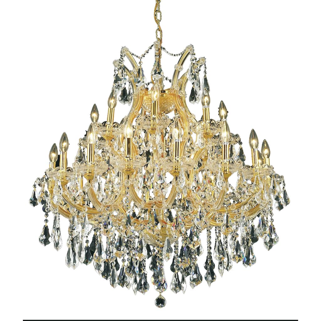 Fleur Illumination 24 light Gold Chandelier