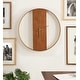 preview thumbnail 7 of 19, Kate and Laurel Ladd Round Numberless Wall Clock