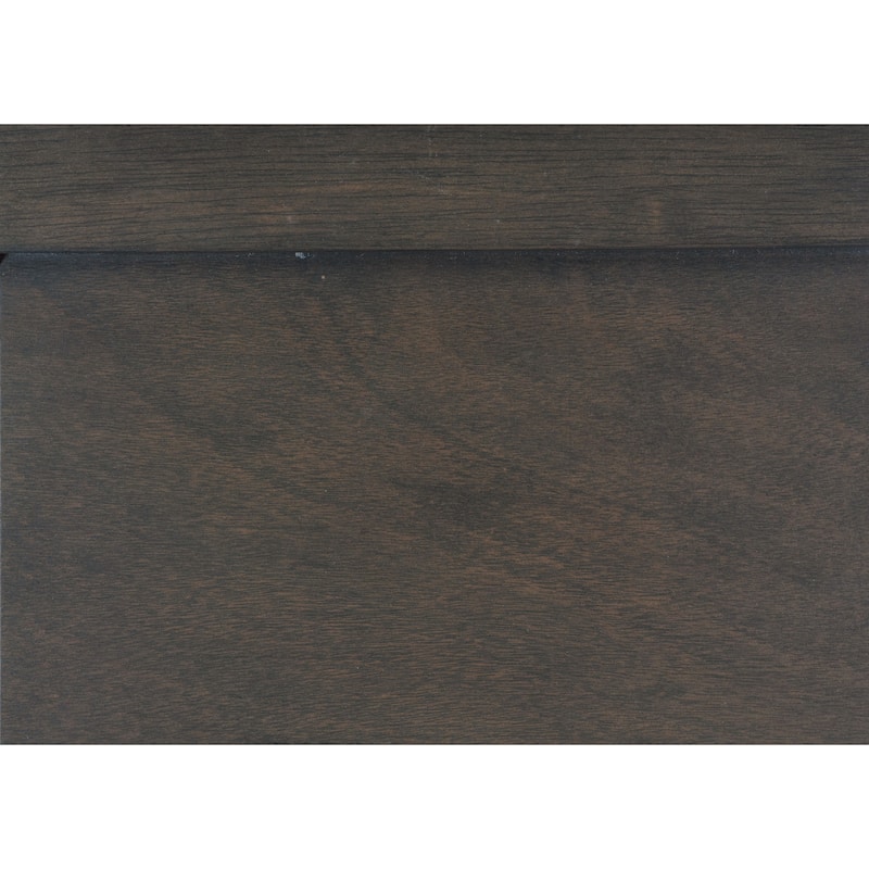Vele Queen Size Bed with Panel Headboard, Sleigh Design, Gray Wood Finish