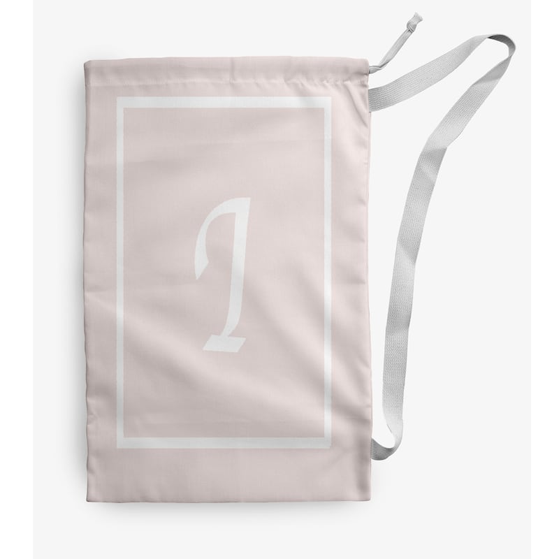 Classic Monogram Laundry Bag - 18" x 29" - Cream/White