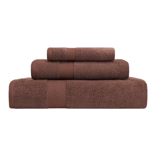 Miranda Haus Soft & Absorbent Zero Twist Cotton 3-piece Towel Set